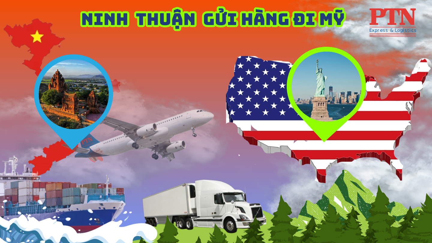 GỬI HÀNG ĐI MỸ TẠI NINH THUẬN