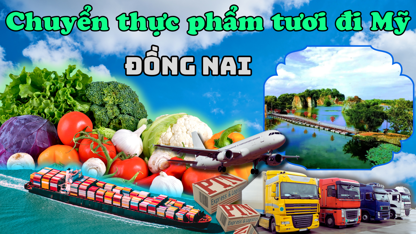 Gửi thực phẩm tươi đi Mỹ tại Đồng Nai