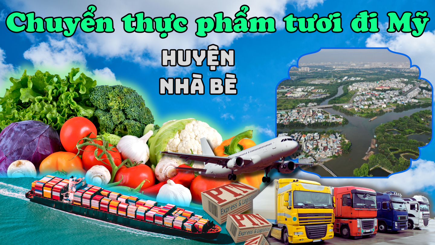 Gửi thực phẩm tươi đi Mỹ tại Nhà Bè