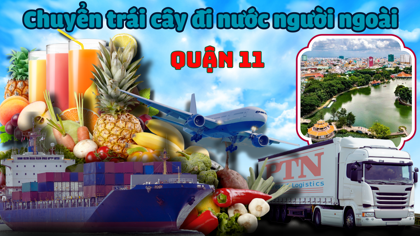 Vận chuyển trái cây đi Mỹ tại Quận 11