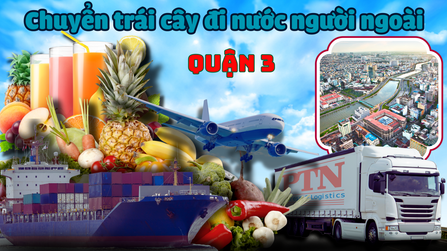 Vận chuyển trái cây đi Mỹ tại Quận 3