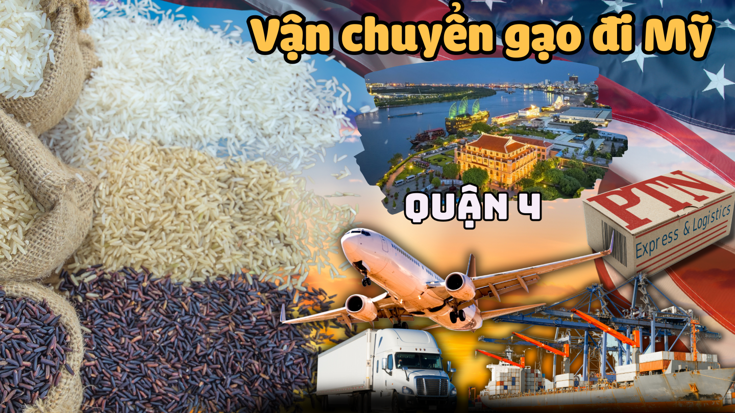 Vân chuyển gạo đi Mỹ tại Quận 4