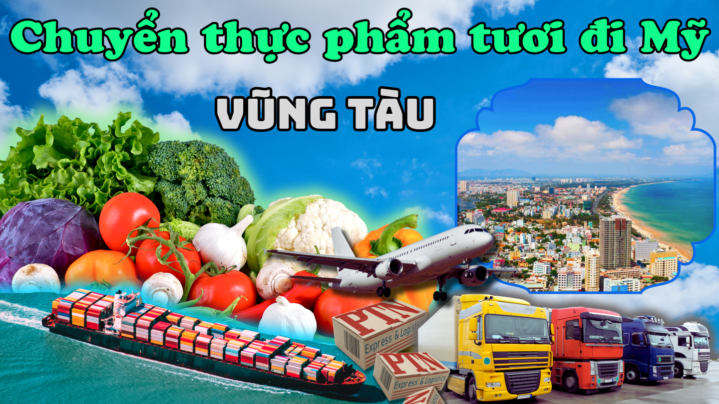 Gửi Thực Phẩm Tươi Đi Mỹ Tại Vũng Tàu